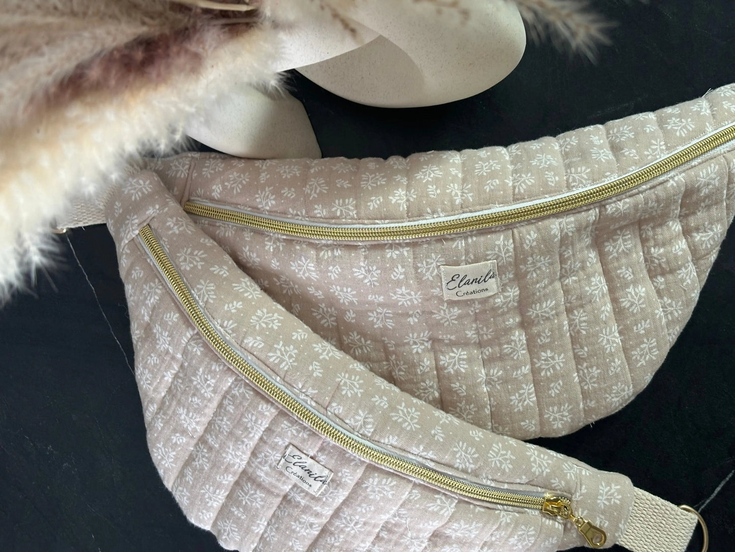 Sac banane imprimé meesya lin Ma boutique