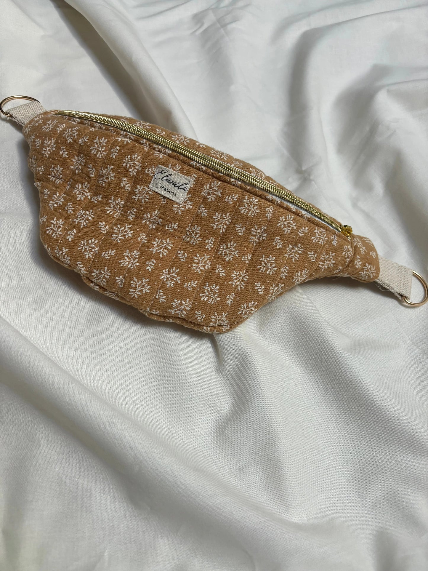 Sac banane imprimé meesya camel Ma boutique